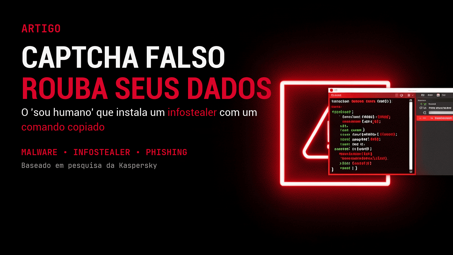CAPTCHA falso: o 'sou humano' que rouba todos os seus dados