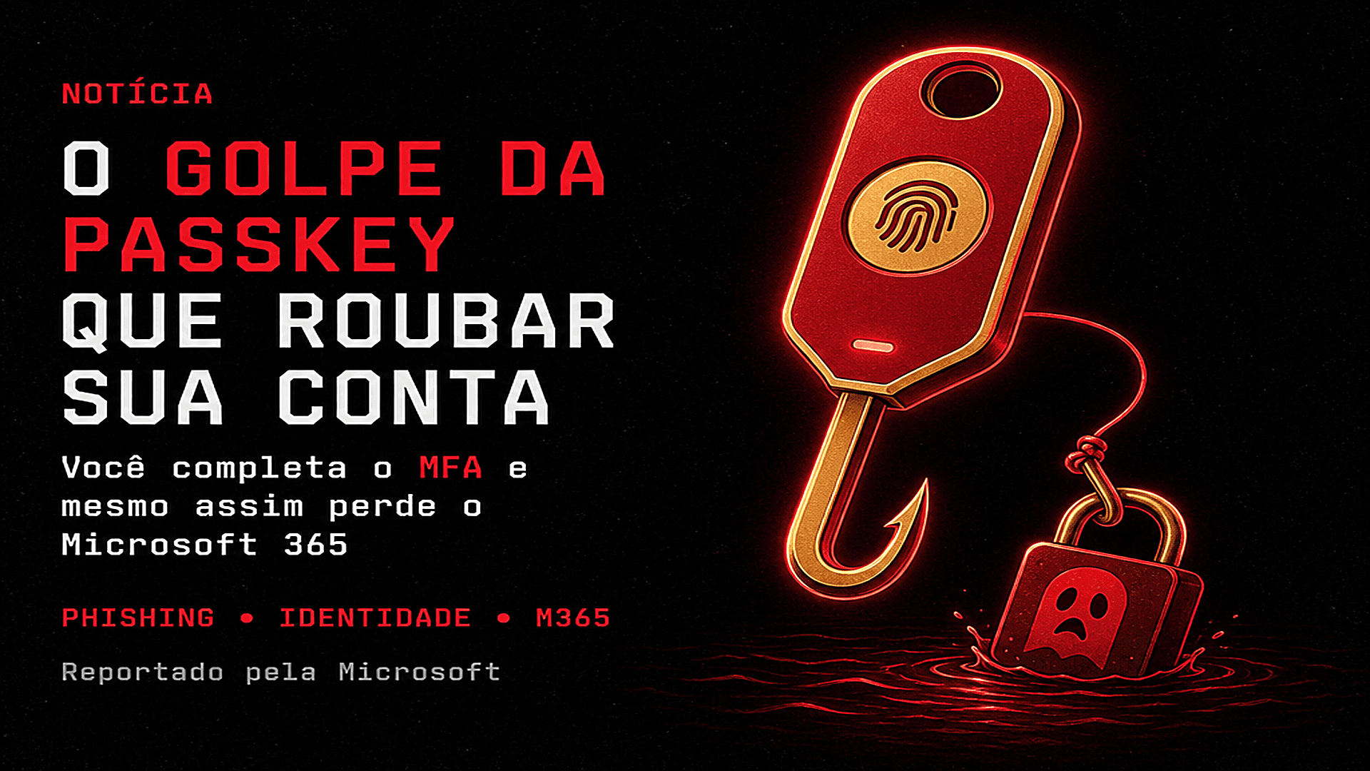 Golpe usa 'passkey' como isca e rouba contas Microsoft 365 — o funcionário completa o MFA e mesmo assim perde tudo